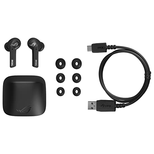 ASUS ROG Cetra True Wireless In-Ear-Gaming-Kopfhörer mit ANC, Schwarz