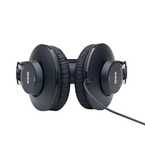 AKG K52 Geschlossener Studiokopfhörer, kabelgebunden, Schwarz