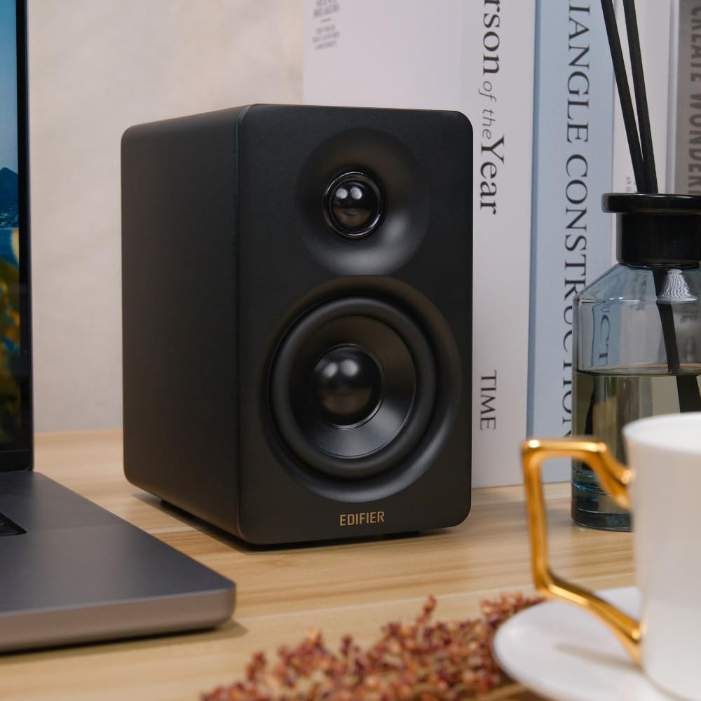 Edifier M60 Bluetooth Desktop-Lautsprecher, 66W, Hi-Res Audio, LDAC, Schwarz