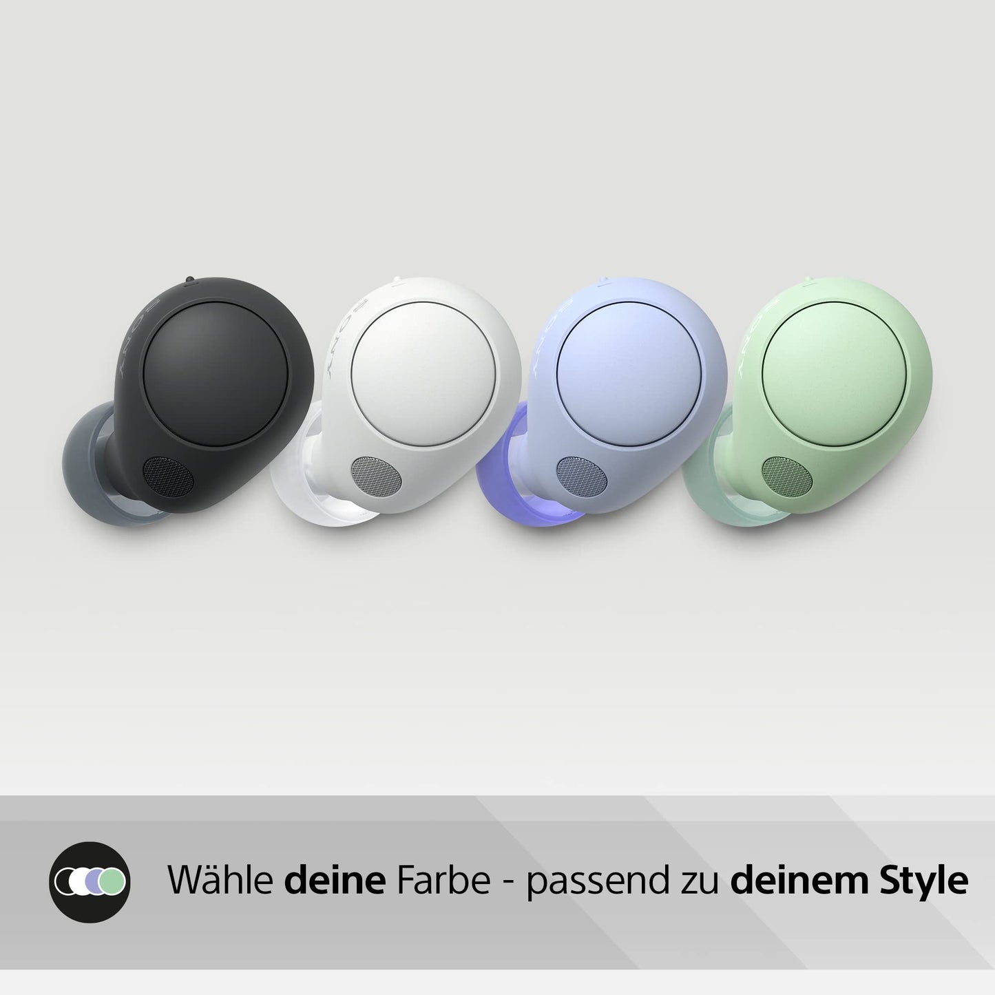 Bluetooth Noise-Cancelling-Kopfhörer Sony WF-C700N, kabellos, schwarz