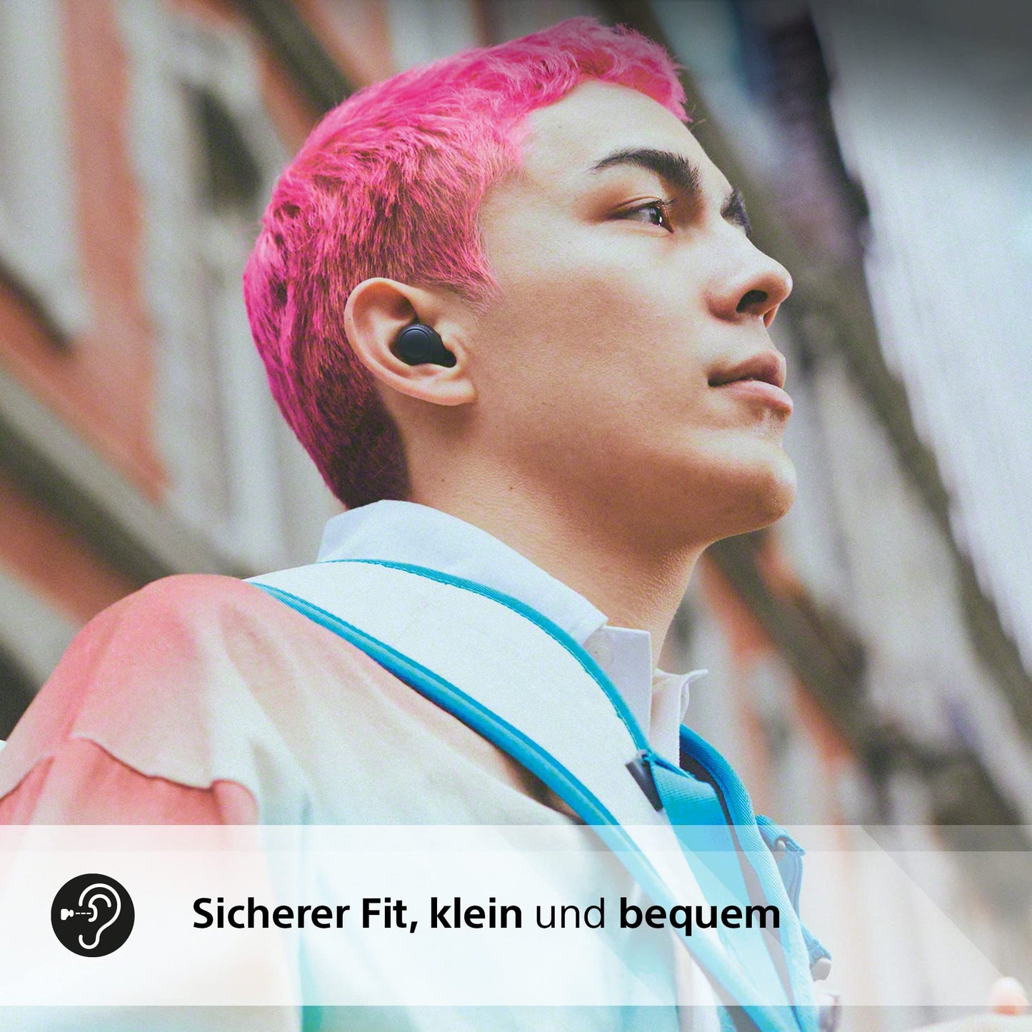 Bluetooth Noise-Cancelling-Kopfhörer Sony WF-C700N, kabellos, schwarz