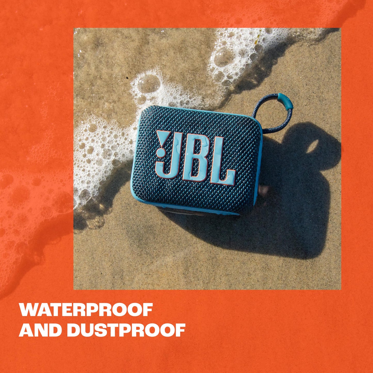 JBL Go 4 Tragbarer Bluetooth-Lautsprecher, Blau