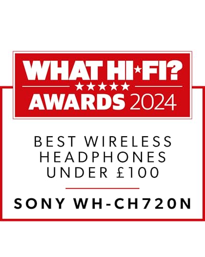 Sony WH-CH720N Kabellose Bluetooth-Kopfhörer mit Noise Cancelling, Schwarz