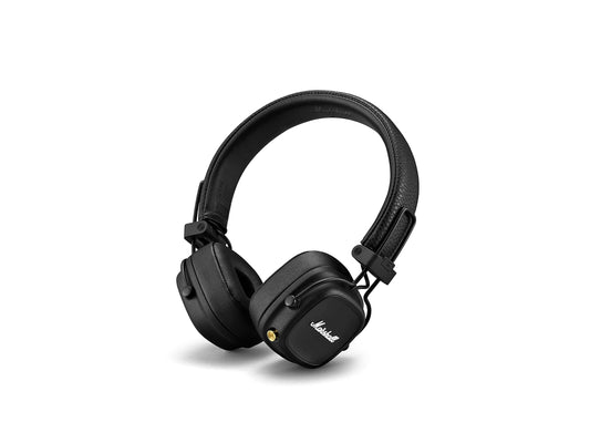Marshall Major IV On-Ear Bluetooth Kopfhörer, 80h Akkulaufzeit, Schwarz