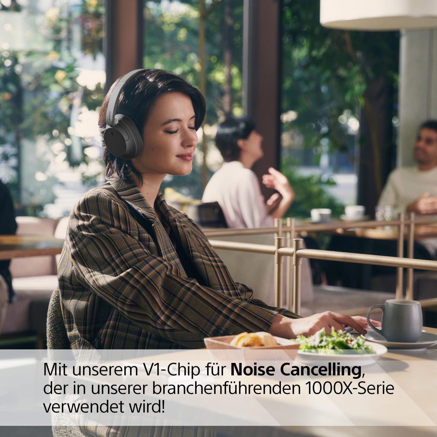 Sony WH-CH720N Kabellose Bluetooth-Kopfhörer mit Noise Cancelling, Schwarz
