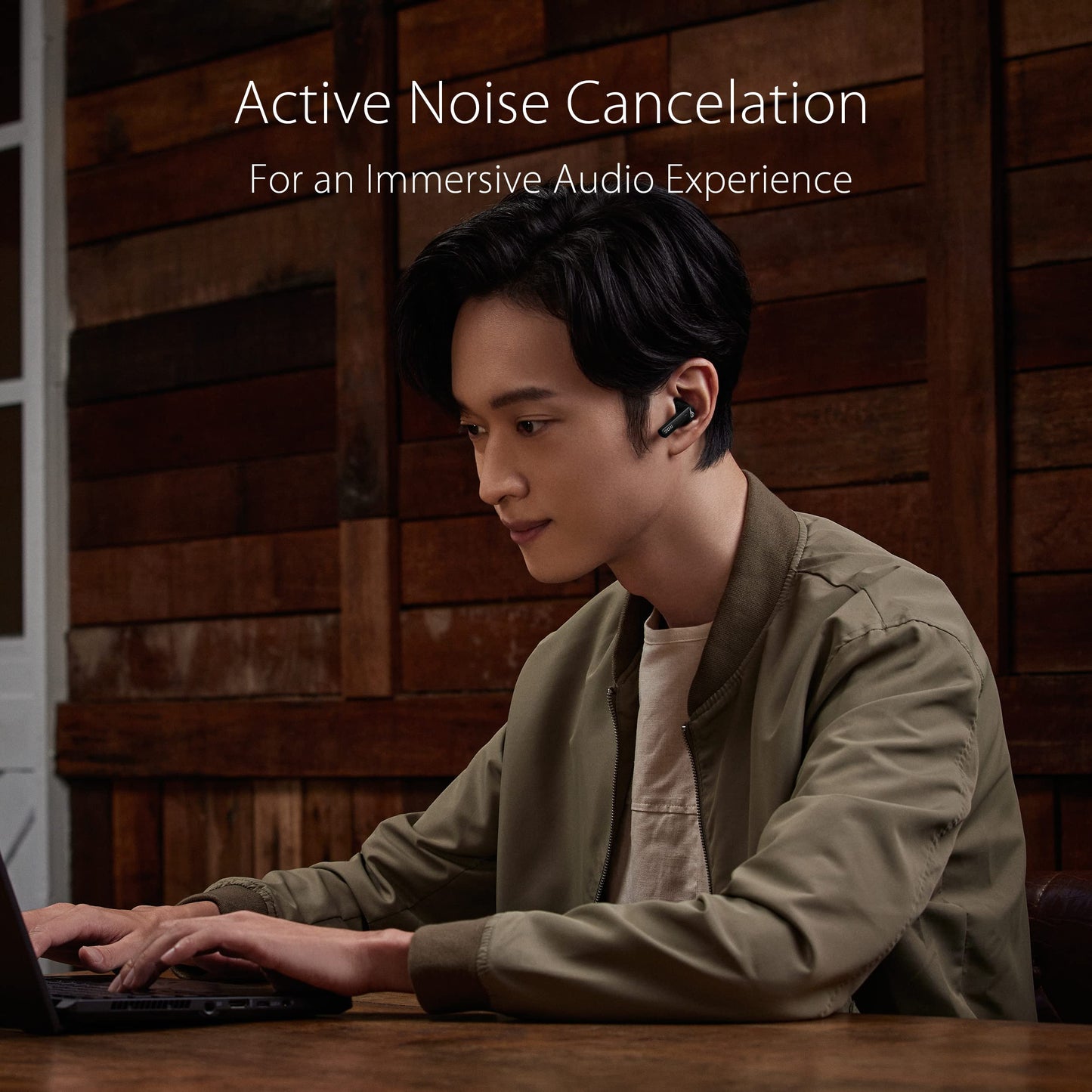 ASUS ROG Cetra True Wireless In-Ear-Gaming-Kopfhörer mit ANC, Schwarz